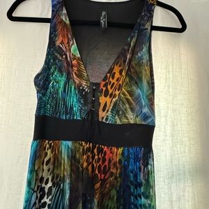 Elaua Kattau - multi color gown/maxi/dress.  Size S